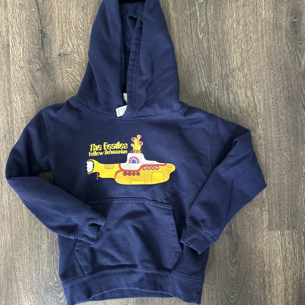The Beatles Yellow Submarine Cotton Poly Graphic Sweatshirt Kids Small 5/6 NWOT